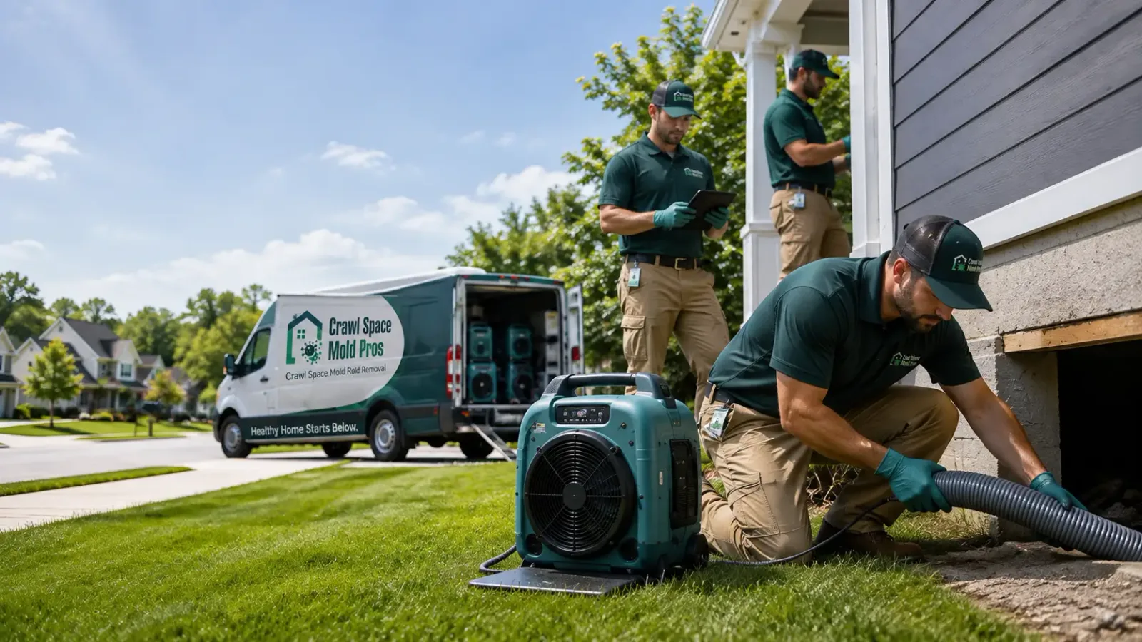 Crawl Space Mold Removal in Butler, IL